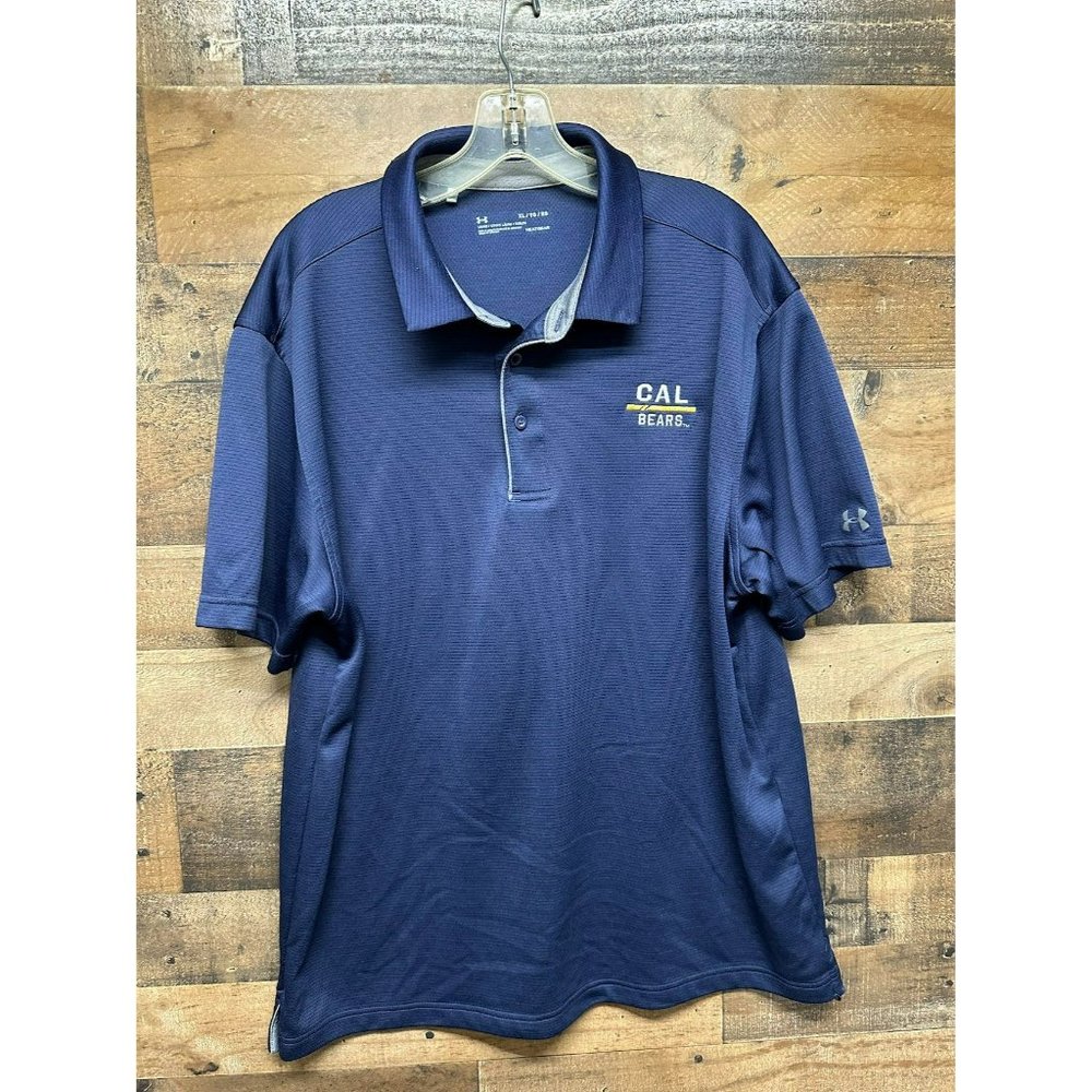 Under Armour‎ HeatGear Men's California Golden Bears Polo Size X-Large
